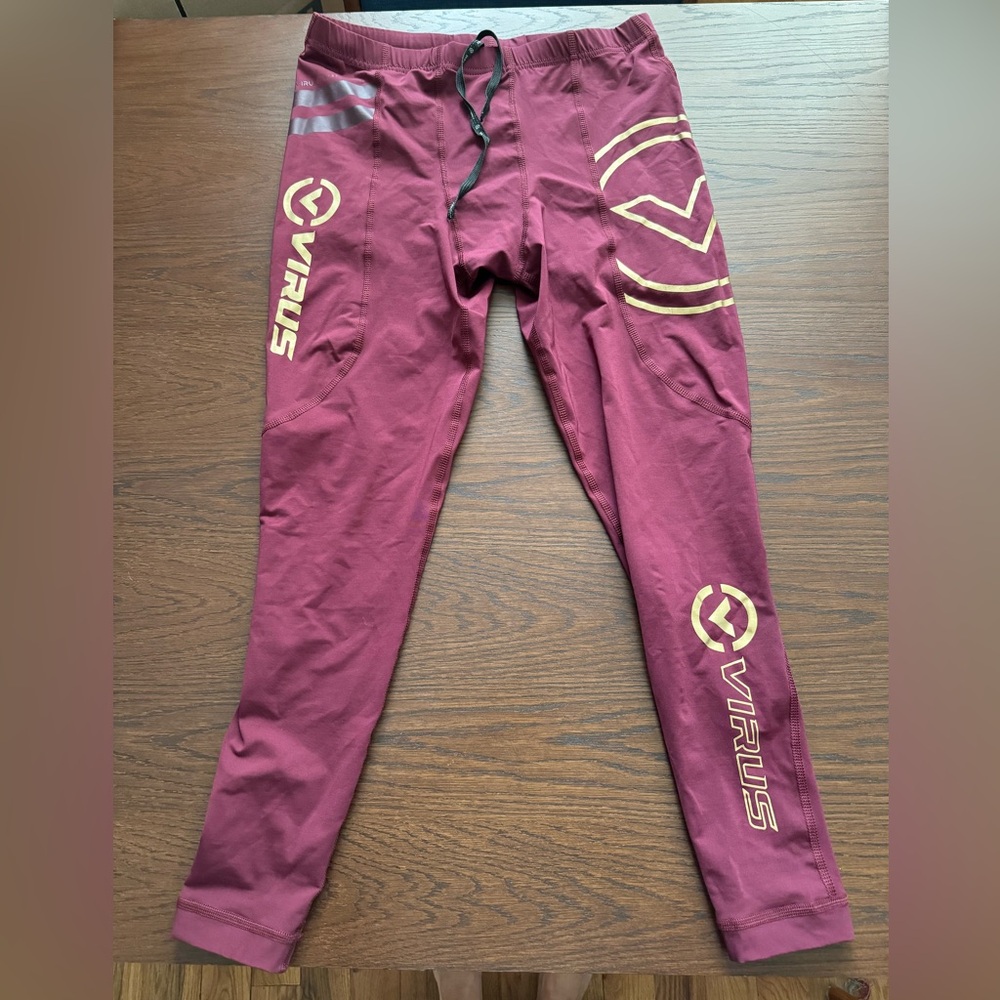 Virus Men’s Compression V2 Pant - Maroon